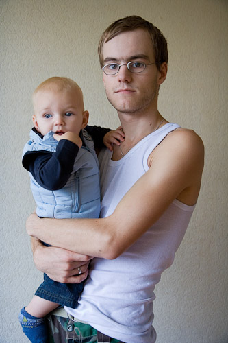 2008 Tienervaders, Bram met zoon Collin